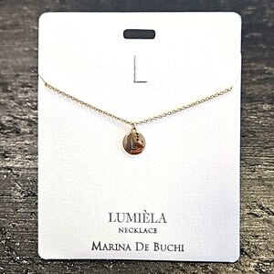 🌸 * L * Initial Name Chain Lumiela Necklace 🌸